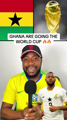 Breaking news: Ghana qualifies for the World Cup ✅🔥