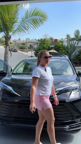 I always thought I wouldn’t be a minivan mom, but I will seriously drive this car till the wheels fall off😂 #momcar #toyotasienna #cartour #momlife #toyotahybrid 