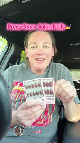 Press Ons over salon nails! Try out Glamnetic press on nails today #glamneticpressonnails #glamneticnails #pressonnails #tiktokshopfalldealsforyou 