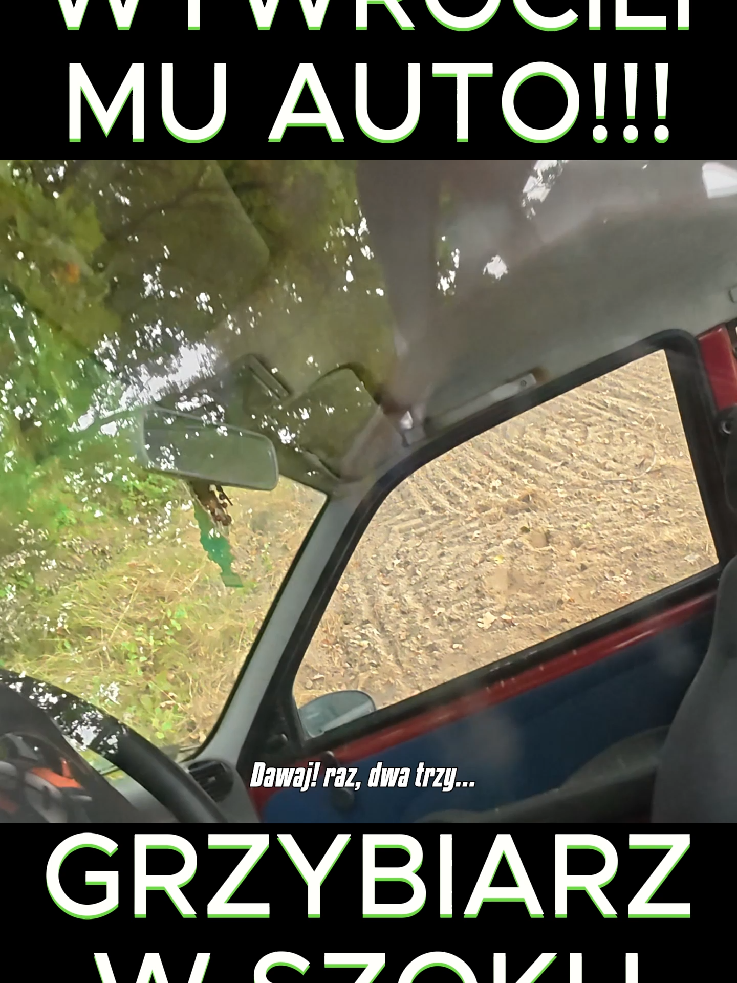 Co myślicie o takiej sytuacji?? WYWRÓCILI MU AUTO!!! (grzybiarz w szoku) #autom obile #shorts #police #trending #new 