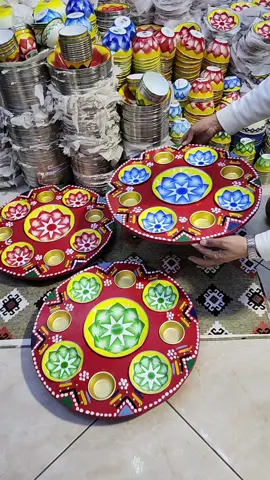 طقم صينية خشبية لتقديم الطعام اطلبها الان رابط المتجر في الوصف #fyp #explore 