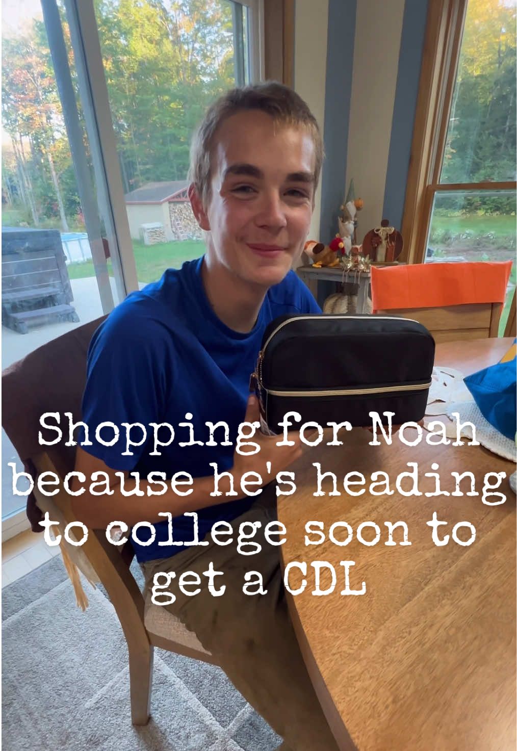 My youngest, Noah, is college-bound and working on his CDL. Joshua and I put together a toiletry bag with @Duke Cannon Supply Co. Midnight Swim so he’s set for the road ahead. #DukeCannonPartner #BackToCollege #CollegeBound #ProudMama #JustTheBells10 