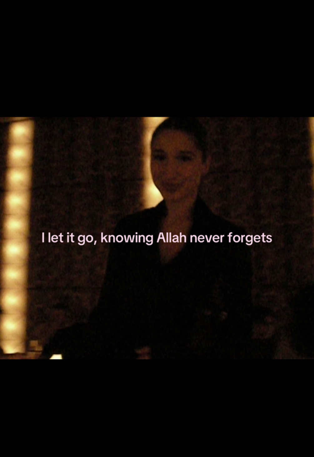 I let it go, knowing Allah never forgets. #yoursign 
