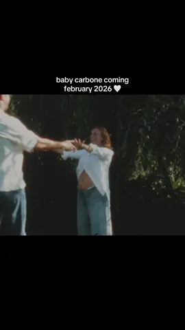 Baby carbone coming February 2026 🤍👶🏻  🎥 @AMORE FILMS  #super8 #pregnancyannouncement 