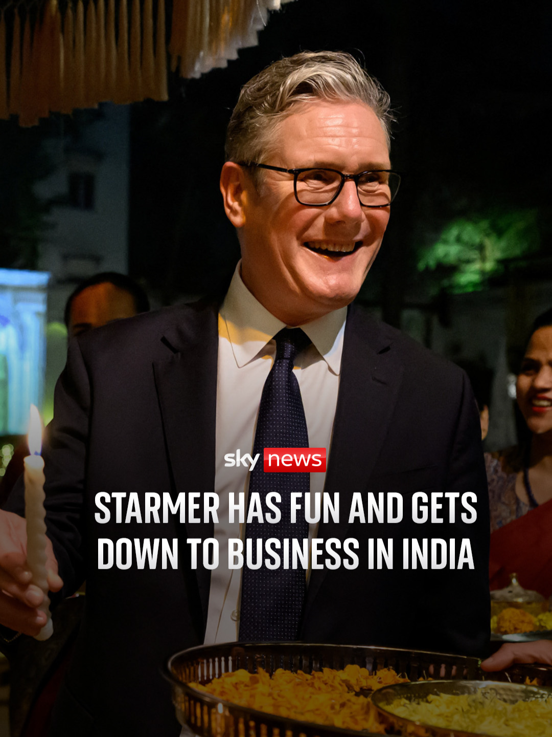 Sir Keir Starmer has begun Britain's first full-blown trade mission to India since Theresa May was prime minister, bringing 125 UK CEOs, entrepreneurs, and university leaders to Mumbai.  Sky's Sam Coates reports from India.  #SkyNews#UK#India