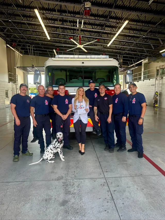 Nothing but gratitude (and Firehouse Subs 🥪😉) for our local Sarasota firefighters... a prime example of some of our very own hometown heroes! 🚒🤍🔥🧯 Today was about more than lunch — it was about connection, appreciation, and reminding our everyday heroes how valued they are. At Taylor Morrison, we’re proud to give back through our Hometown Heroes Program, offering exclusive savings on new homes for firefighters, teachers, nurses, veterans, and first responders. It’s our way of saying thank you to those who serve our community with heart, courage, and selflessness every single day. Why?? Because the people who protect, teach, and care for our communities also deserve a home they truly love coming back to at the end of each day, and we want to help turn that dream into a reality. 🏡✨ 💛 Know a local hero who’s ready to break out of the cycle of renting and step into ownership?  Send this their way!!! It could be the first step toward a home they truly deserve. 🫶🏻 #HometownHeroes #TaylorMorrison #SarasotaStrong #CommunityIsEverything
