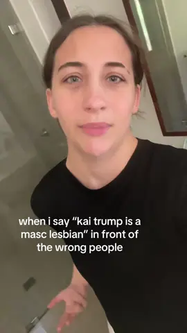 like i mean it in a liberal way (im not even american) #wlw #fdt #kaitrump #lesbian #masc 