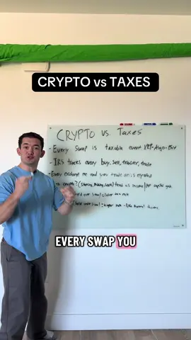 Every swap is tracked. Heads up!!! #taxes #crypto #blockchain #cryptok #cryptotrading 
