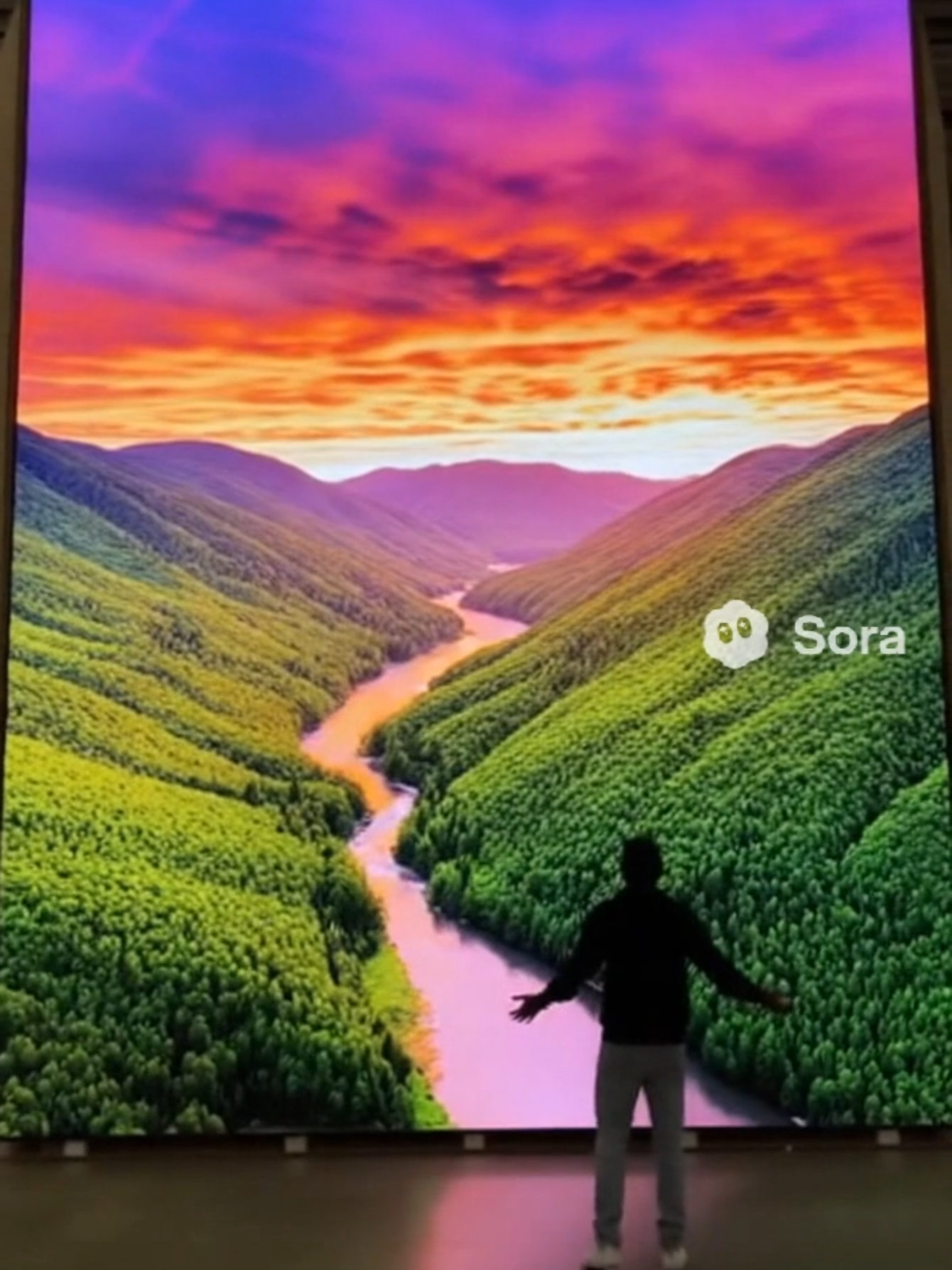 3000 inch TV unboxing 
