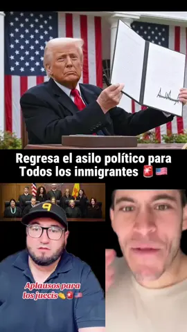 No tengas miedo y pide tu asilo político 🇺🇸🚨 #usa #inmigrantes #noticias #ultimahora🚨 