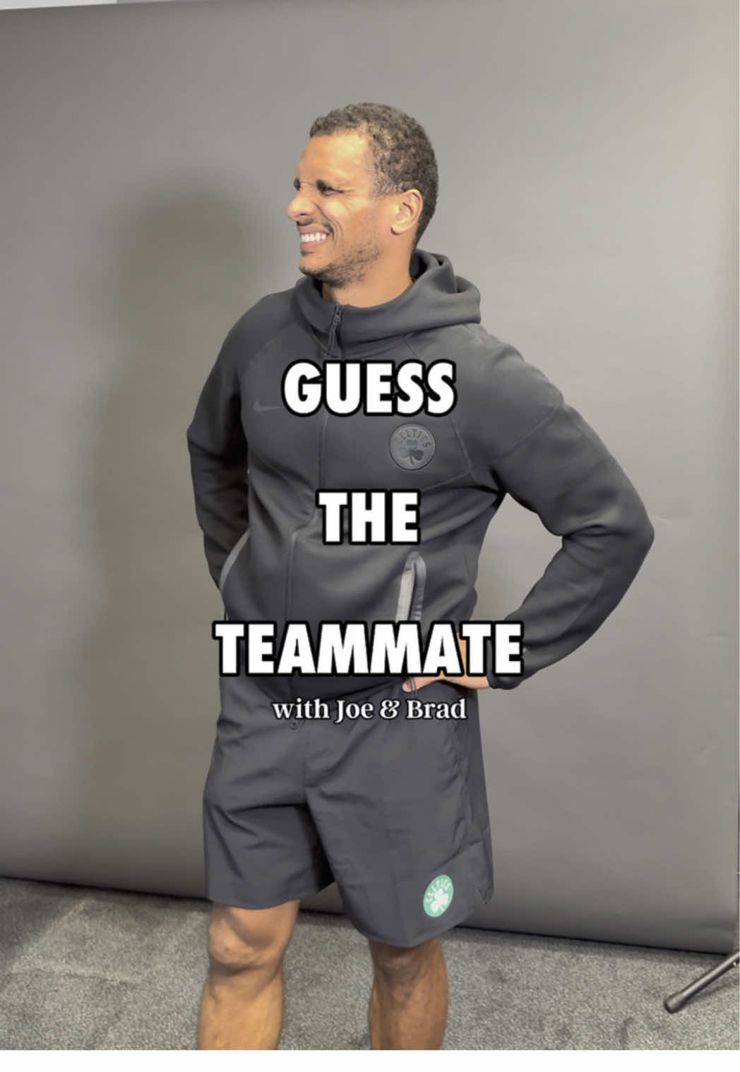 some of the guys were just catching strays 😭😭 #bostonceltics #celtics #NBA #joemazzulla #bradstevens #celticsbasketball #guesstheplayer 
