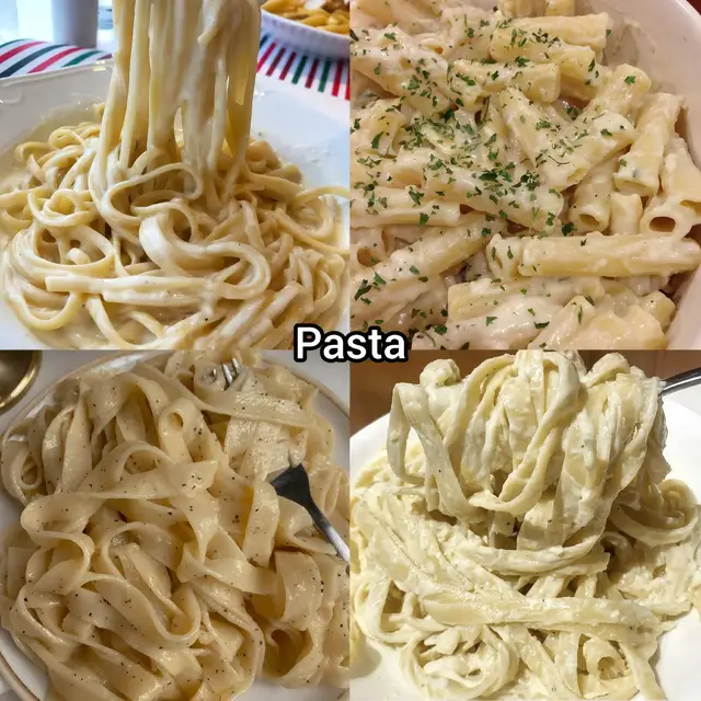 What's your favourite?#pasta #fyp #carbonara #viral #FoodTok 