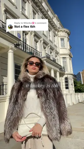 Replying to @Milenka🌸 It lowkey is a flex tho #fur 