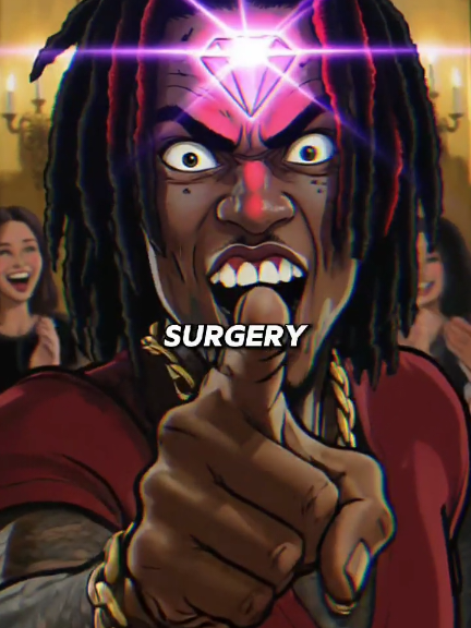 This rapper had a $24 million diamond implanted right in the middle of his forehead #usa #animation #liluzivert #rapper #storytime 