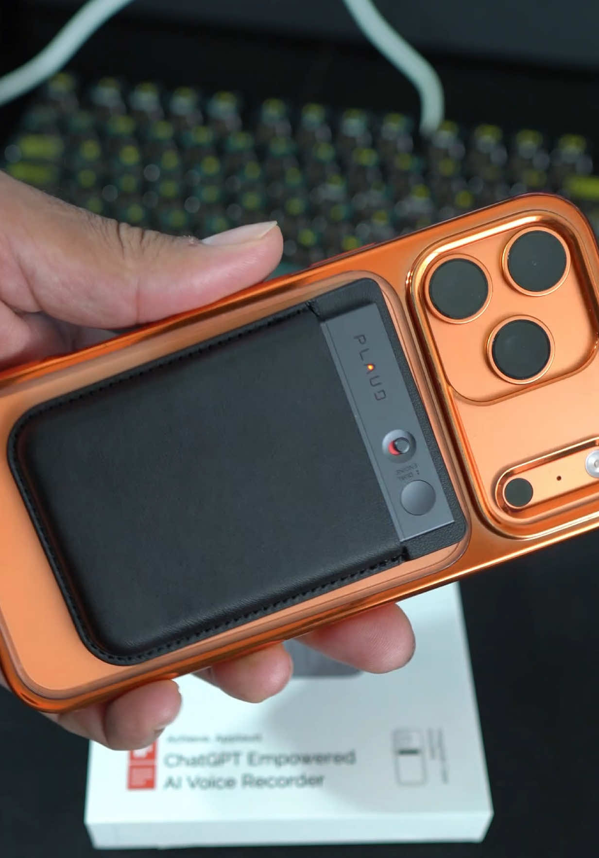 Súper novedoso. La tecnología va en ascenso #plaudnote #recorder #voicerecorder #IA #Tech @Plaud Store 