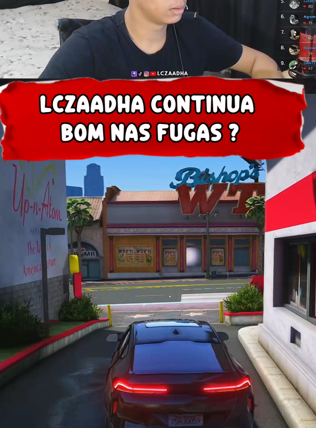 @LCzaadha Continua bom nas fugas ? #Rp #highlight #fivem #america 