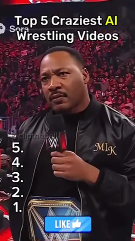 This might be the craziest shi I’ve ever seen 😭 #fyp #wrestling #WWE #sora #ai 