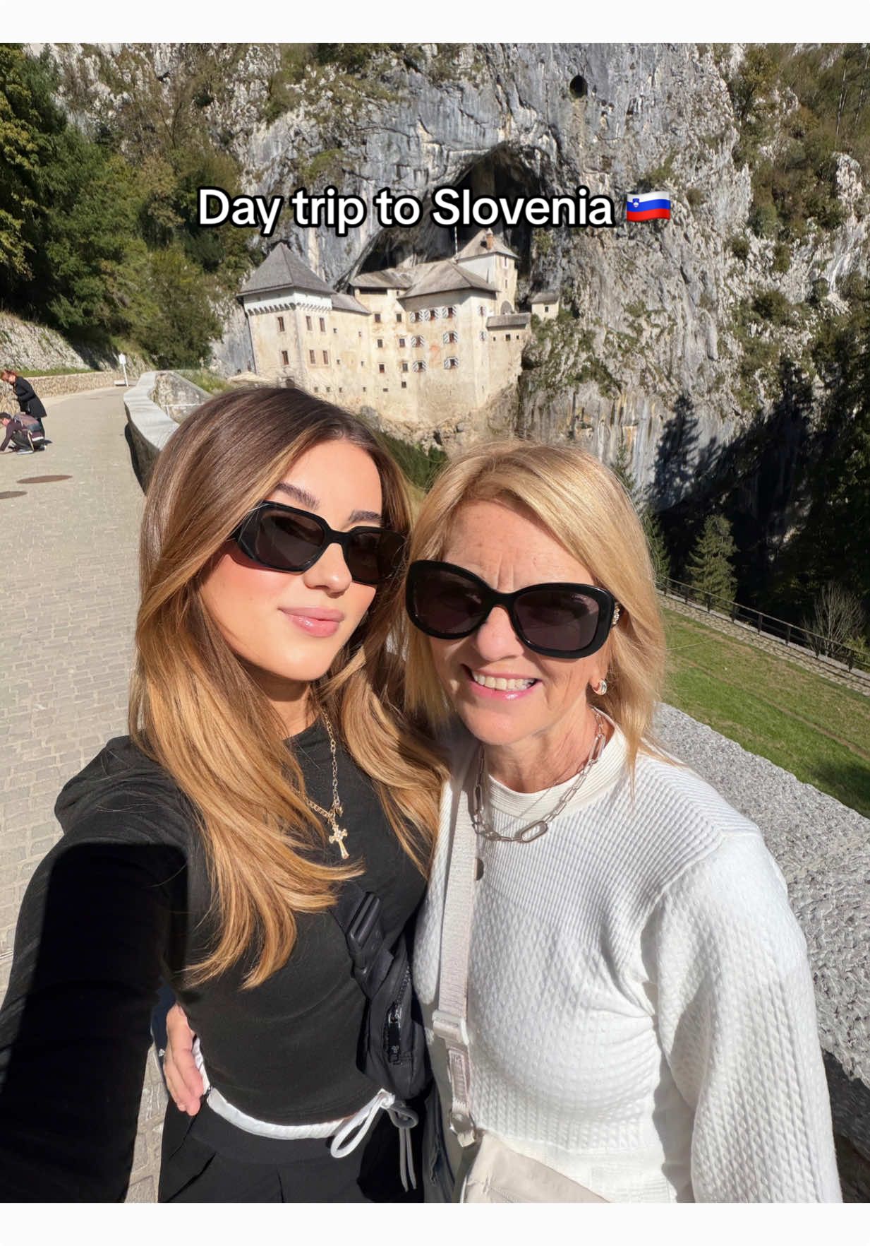 Day trip to Slovenia 🐉🏰  We booked a day trip from Trieste to Predjama Castle & Postojna Cave in Slovenia. It was amazing.  Predjama Castle, carved into the side of a cliff, was even more beautiful in person. Just a short drive away, Postojna Cave took us underground through one of Europe’s largest cave systems — an unforgettable mix of nature and history. Definitey worth adding to your travel itinerary!  #slovenia #sloveniatravel #predjamacastle #postojnacave #traveltok 