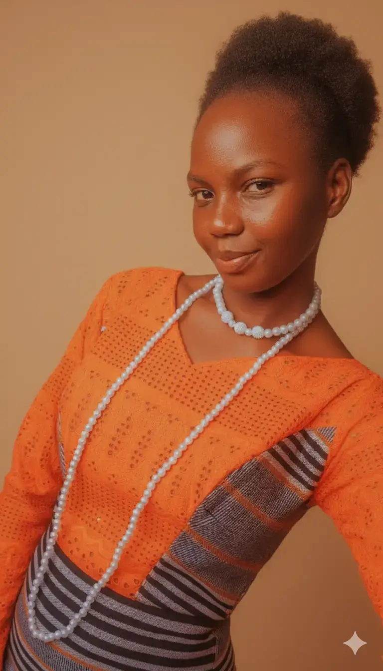 Un collier qui parle sans mots. ‎Des perles blanches, simples et élégantes, pour révéler la lumière qui sommeille en toi. 🌸 ‎#francibeadsvibes #223🇲🇱 #Mali #jewelrybusiness 