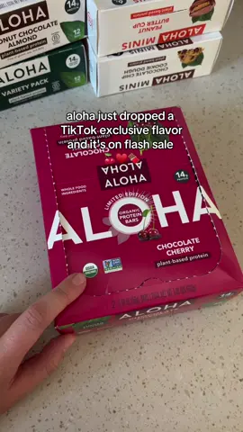 can't get enough of these! @ALOHA Protein #alohabar #proteinbar #tiktokexclusive #newflavor #limitededition 