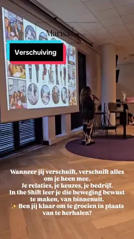 Wanneer jij verschuift, verschuift alles om je heen mee. Je relaties, je keuzes, je bedrijf. In the Shift leer je die beweging bewust te maken, van binnenuit. ✨ Ben jij klaar om te groeien in plaats van te herhalen? #fyp #coaching #entrepreneur #videoviral #momlife 