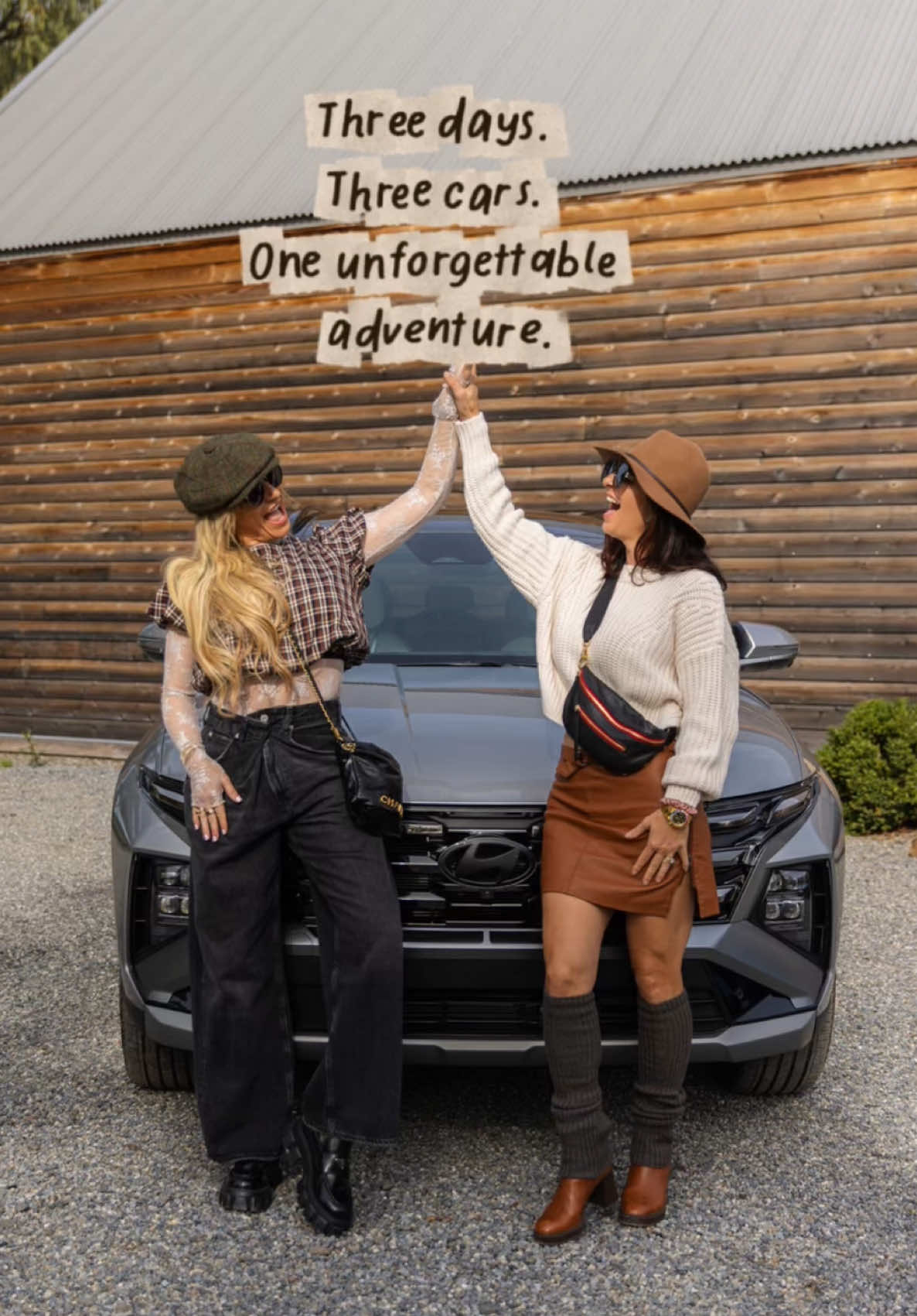 When the open road calls, you answer, and @Hyundai USA made this one for the books. 🛣️✨ Sometimes the best therapy is packing up with your best friend and hitting the open road. No agenda, just laughs, music, and miles of freedom. We explored Upstate New York in three Hyundais over three days: the Santa Fe XRT, the Tucson Limited, and the Sonata Hybrid. Every drive had its own story. From asking each other hilarious road trip questions to making apple crumble in the forest and ending each night with dinner and laughter alongside fellow Hyundai drivers, this trip reminded me what slowing down really feels like. Because sometimes, the road is the destination. 🚗💨 Who’s your ride or die road trip partner? Tag them below. I’m curious who’s riding shotgun on your next adventure. #Hyundai #HyundaiPartner #HyundaiUSA #RoadTripVibes #UpstateNY      