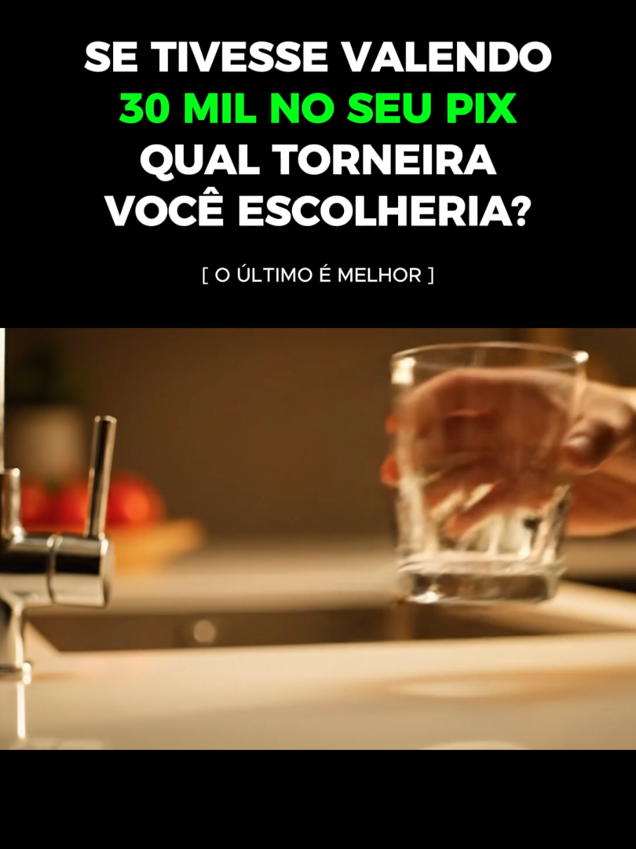 Se tivesse valendo 30 mil, qual torneira você escolheria? #ia #viral #veo3 #veo #asmrvideo 