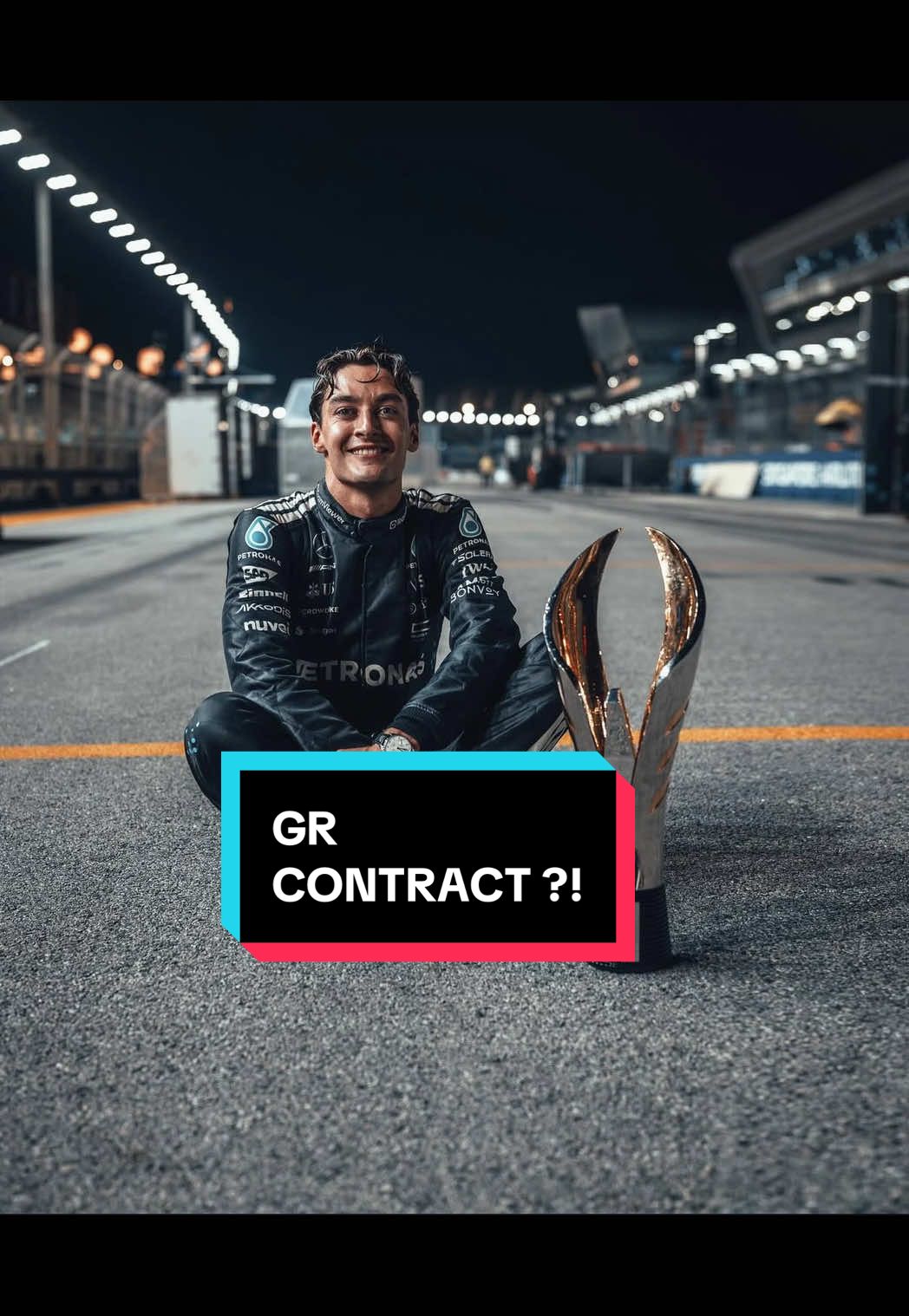 Why doesn’t George Russell have a 2026 F1 contract yet with only 6 races left in the season?! #fyp #georgerussell #f1 #mercedesf1 #formula1 
