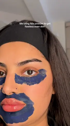 The perfect mask for hyperpigmentation around mouth area and under eyes #skincare #nilapowder #naturalskincare #originalnilapowder #hyperpigmentation 