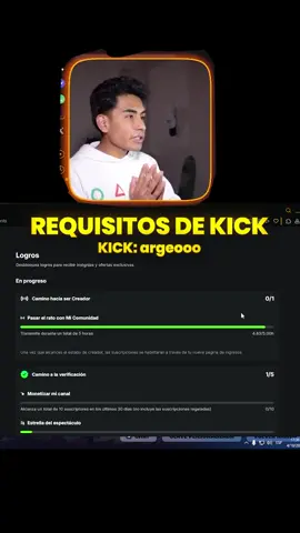 Logros de KICK  #streamer #crearcontenido #kick #streamers #streaming 