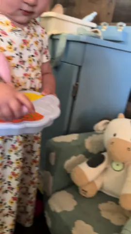 Annabelle’s little kitchen 🥹💓 #trailertoddler #toddlersoftiktok #toddlermom #girlmom 