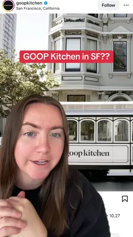 #sf #goop #goopkitchen #sanfrancisco #sfrestaurants 