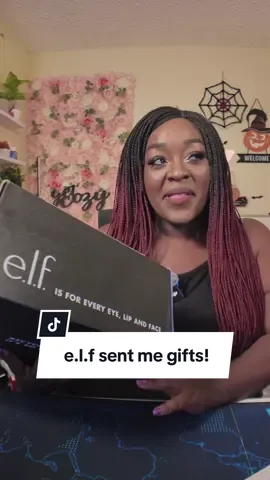 Omg thank you to my friends at @e.l.f. Cosmetics 🤍 comment below if you want to see what I got! #makeup #elfcosmetics #gifted 