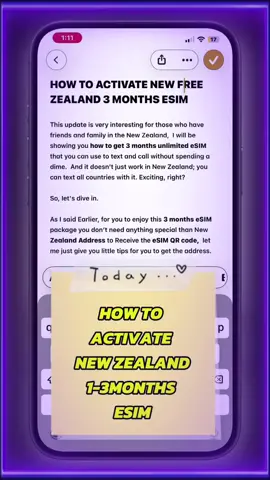 How To Activate New Zeland 1-3 Months ESIM for free. #tmobile #esim #lifeline #att #puretalk #mint #boost #airvoice #socks5 #socks #pia #prepaid #howtos 