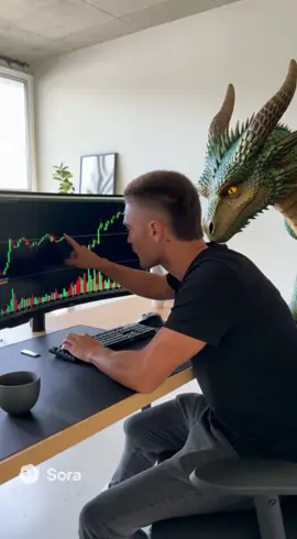 Trading is easy! #ai #tjr #sora 