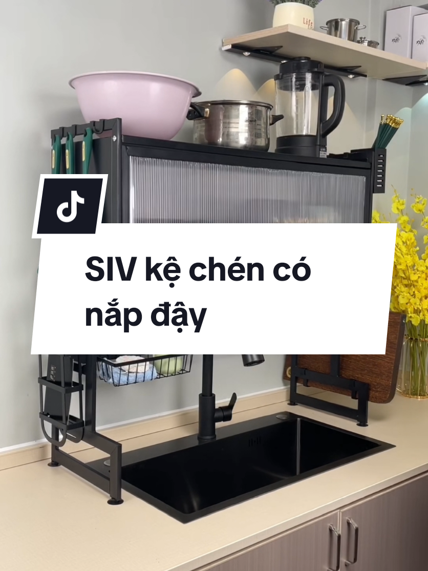 SIV kệ chén có nắp đậy #giadung #giadungtienich #kechen #kechenconapday #kechenbatdanang 