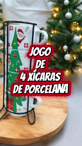 #creatorsearchinsights  ☕🎄 Surpreenda no seu café da manhã de Natal! 😍 Esse Jogo de 4 Xícaras de Porcelana com suporte de metal é puro charme e sofisticação. Perfeito pra servir chá ou café com estilo e deixar sua mesa natalina incrível! ✨ Transforme cada momento em magia! 🌟 #NatalElegante #XícarasDeNatal #DecoraçãoNatalina #mesaperfeita  @martainspira_afiliada  @martainspira_afiliada  @martainspira_afiliada 