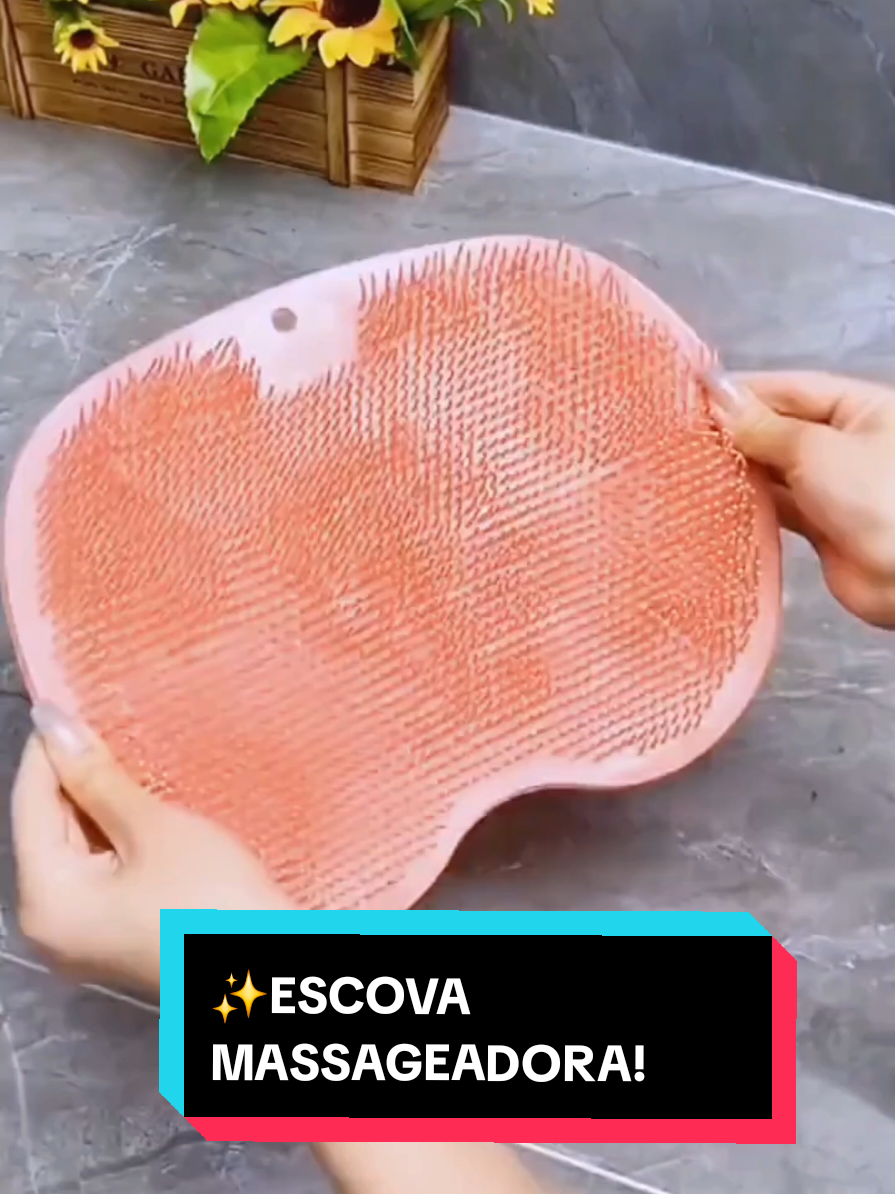 ESCOVA MASSAGEADORA DE PÉS E COSTAS ! COMENTE EU QUERO QUE TE ENVIO O LINK! #esfregao #creatorsearchinsight #fy 