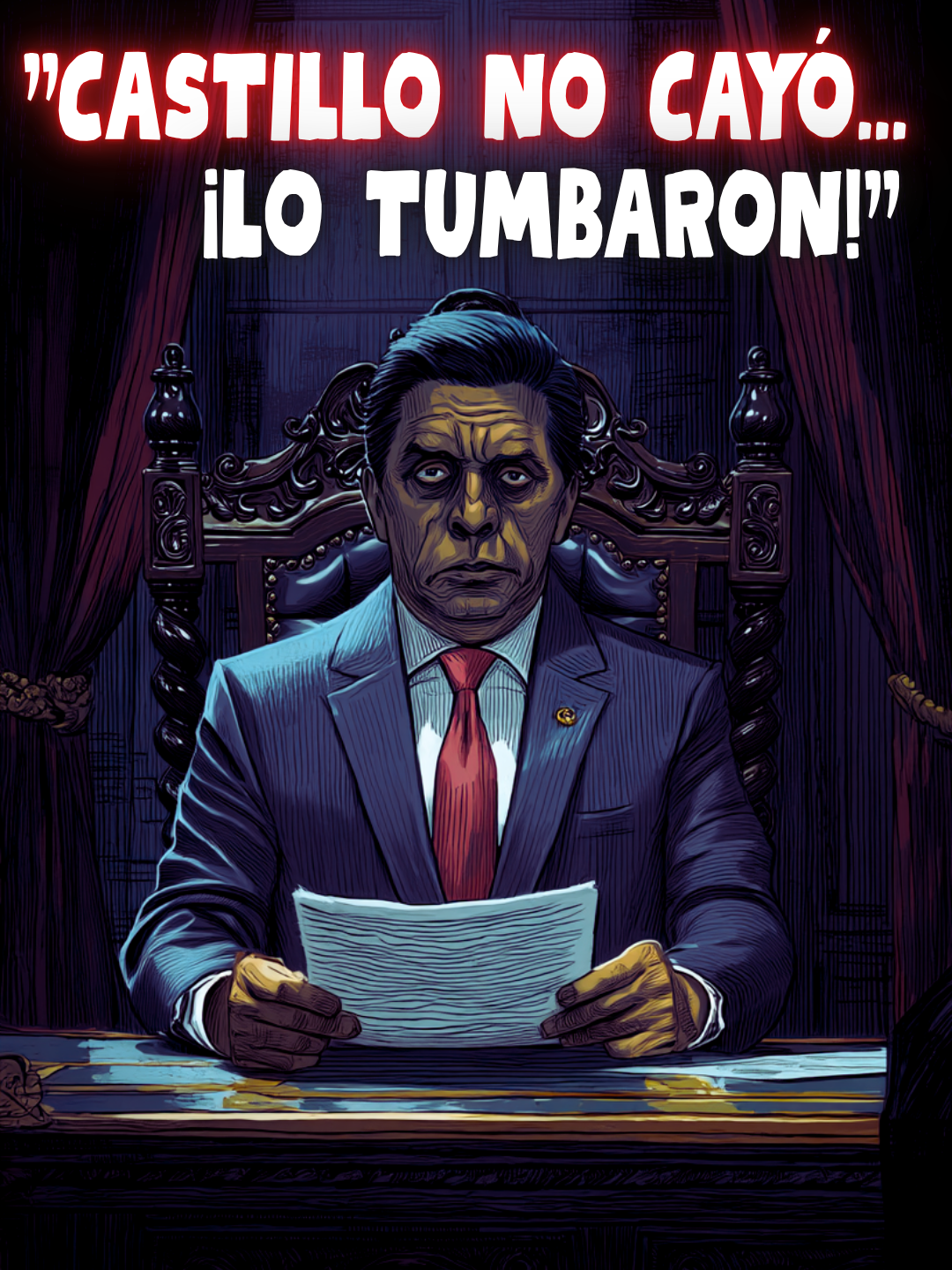 Castillo no cayó… lo tumbaron los mismos de siempre ⚠️ #DidYouKnow #animations #misterio #story #scary #vocesabia #PedroCastillo #PolíticaPeruana #Traición