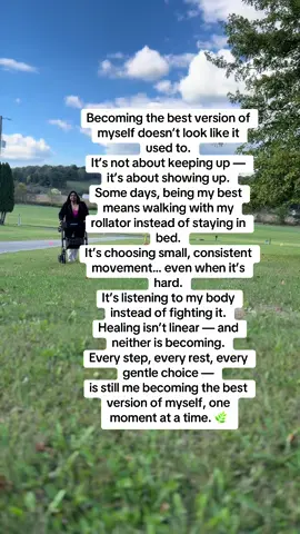 Sometimes being your best self doesn’t mean doing more — it means doing what’s right for you. Slow progress is still progress. 💫 #BestVersionOfMyself #ChronicIllnessWarrior #POTS #HealingJourney #chronicallykarissa 