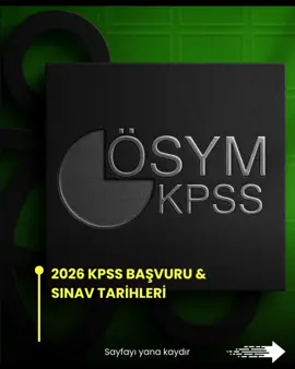 Sınav tarihleri tahmini bilgidir. Henüz resmi bir açıklama gelmememiştir. #KPSS2026 #kpss2026 #kpssönlisans #başvuru #sınav 