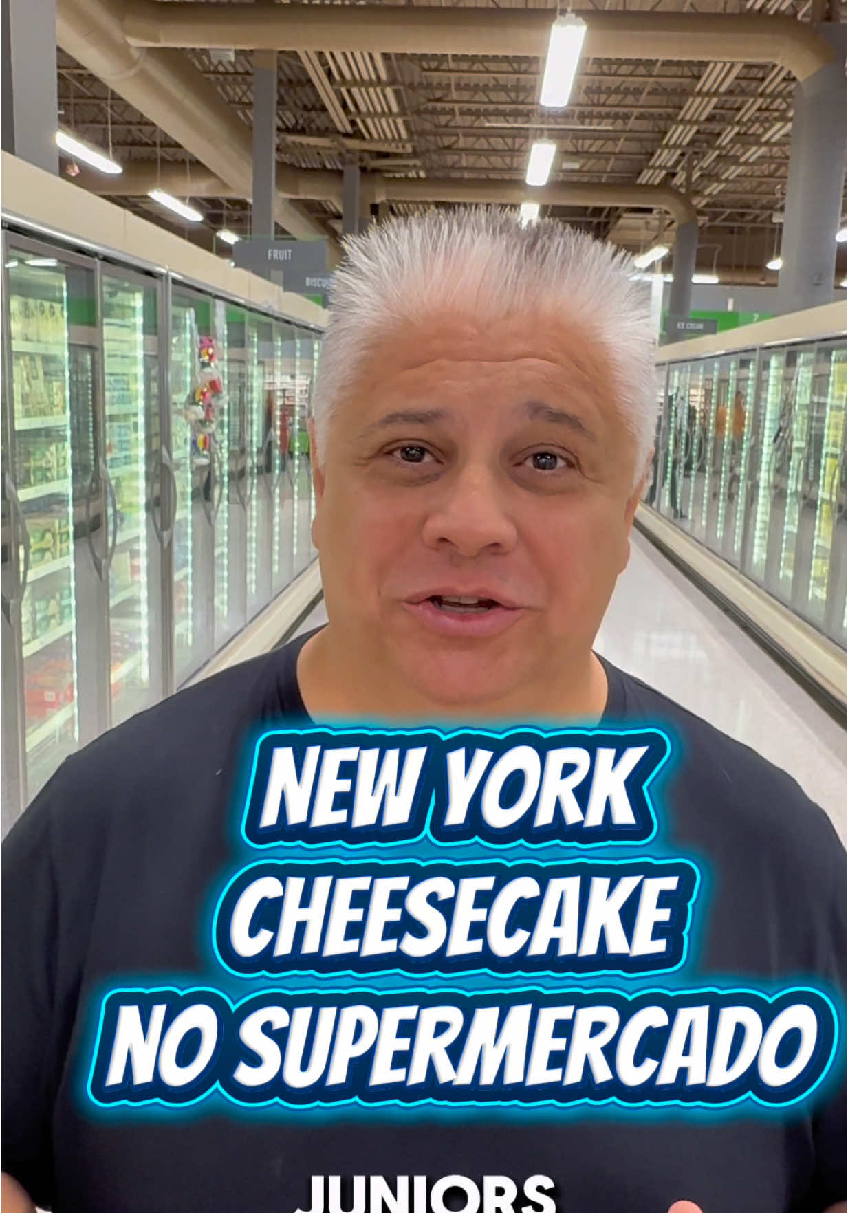 Famoso New York Cheesecake no Supermercado! #orlando #florida #cheesecake #juniors #comida  @Marcelao Explica 