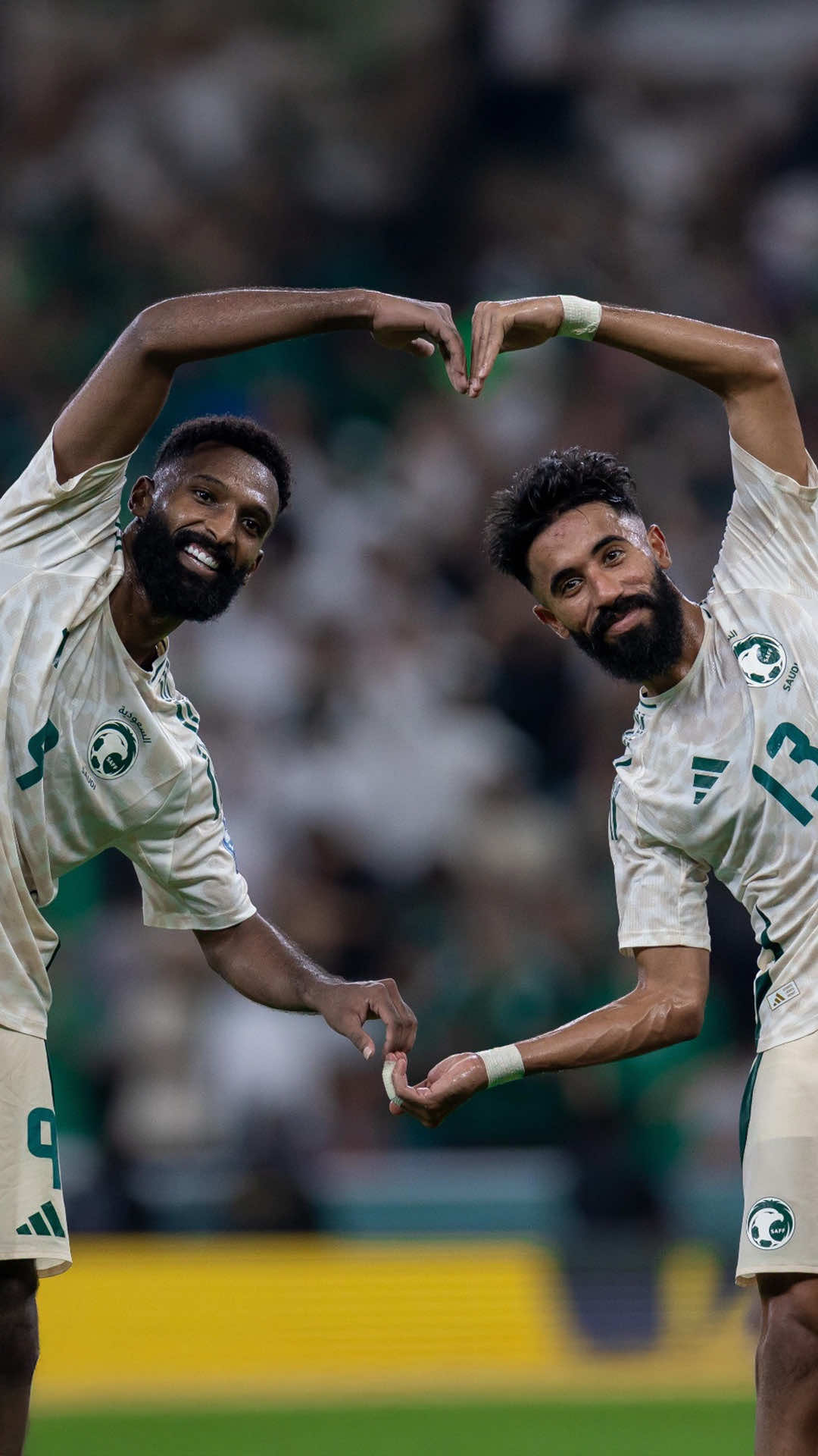 يا سلامِي عليكم يا السّعودِيّة 💚 يا ديارَ الشِّيمِ، يا دارَ الأبطَالِ 🏆 ليلة خضراء كاملة في مستطيل الإنماء الأخضر ⚽✨ #مع_الأخضر_قدّام 🇸🇦