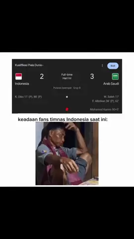 semoga bisa lolos ronde 5, walaupun susah tapi optimis bisa🔥 #fanstimnasindonesia #saatini #sedih #memes #fyp 