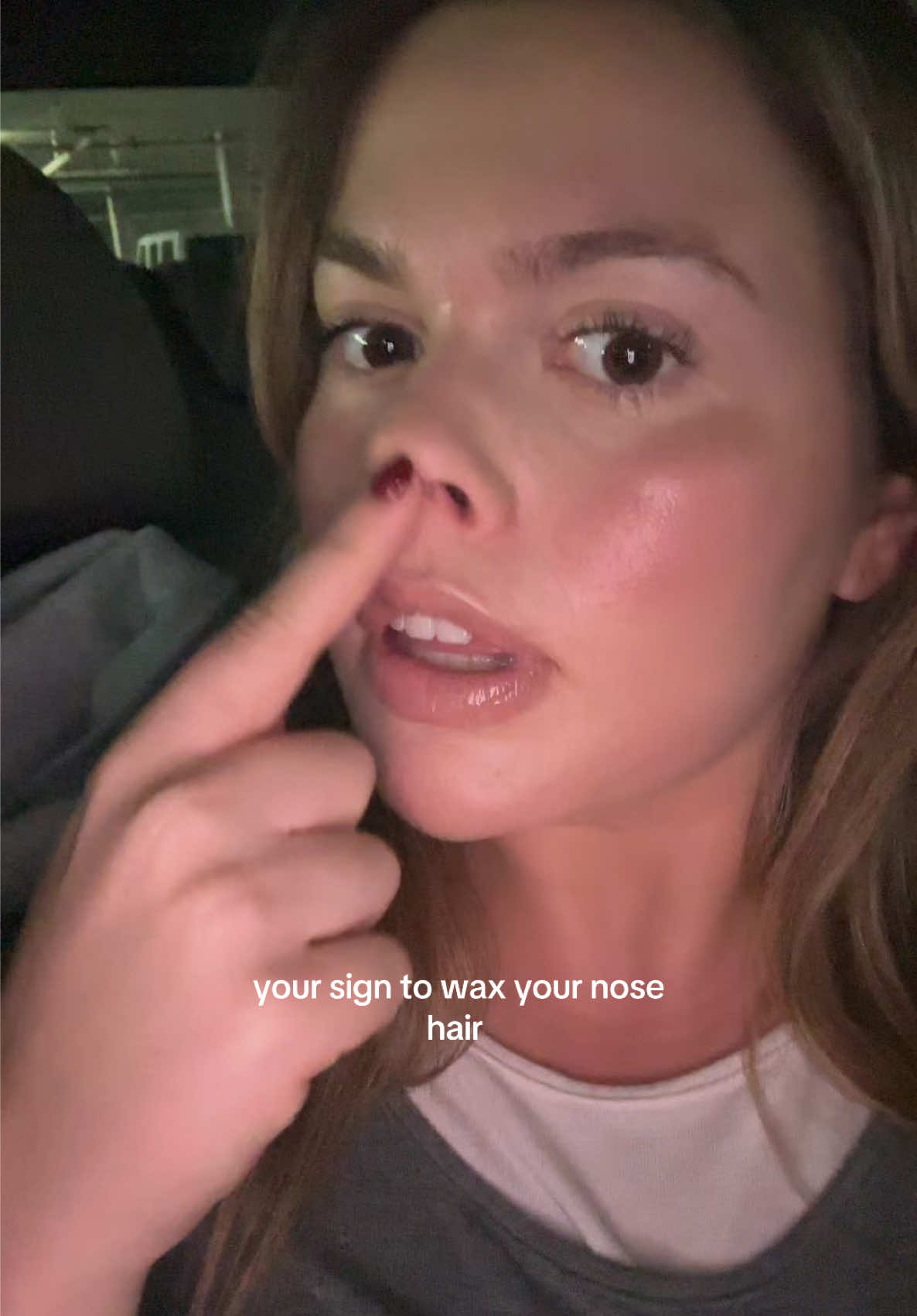 your sign to get your nose waxed #nosehair #waxingtiktok #nosewax #fyp #forthegirls 
