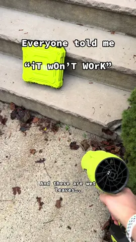 WELL WHO’S LAUGHING NOW If you wanna clear your walkway without breaking out a bit leave blower or Buying a leave blower for $100+ then this lil dude works very well for smaller jobs. #tiktokshopdeals #jetblower #seesejetblower #leafblower 
