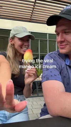 not sure if it’s the mimosas talking but this is THE best ice cream I’ve ever had in my life 🥭 I can’t believe it took me this long to try the mango ice cream that went viral last year #mangoicecream #viralmangoicecream #southparkmall #icecream @southparkmall 