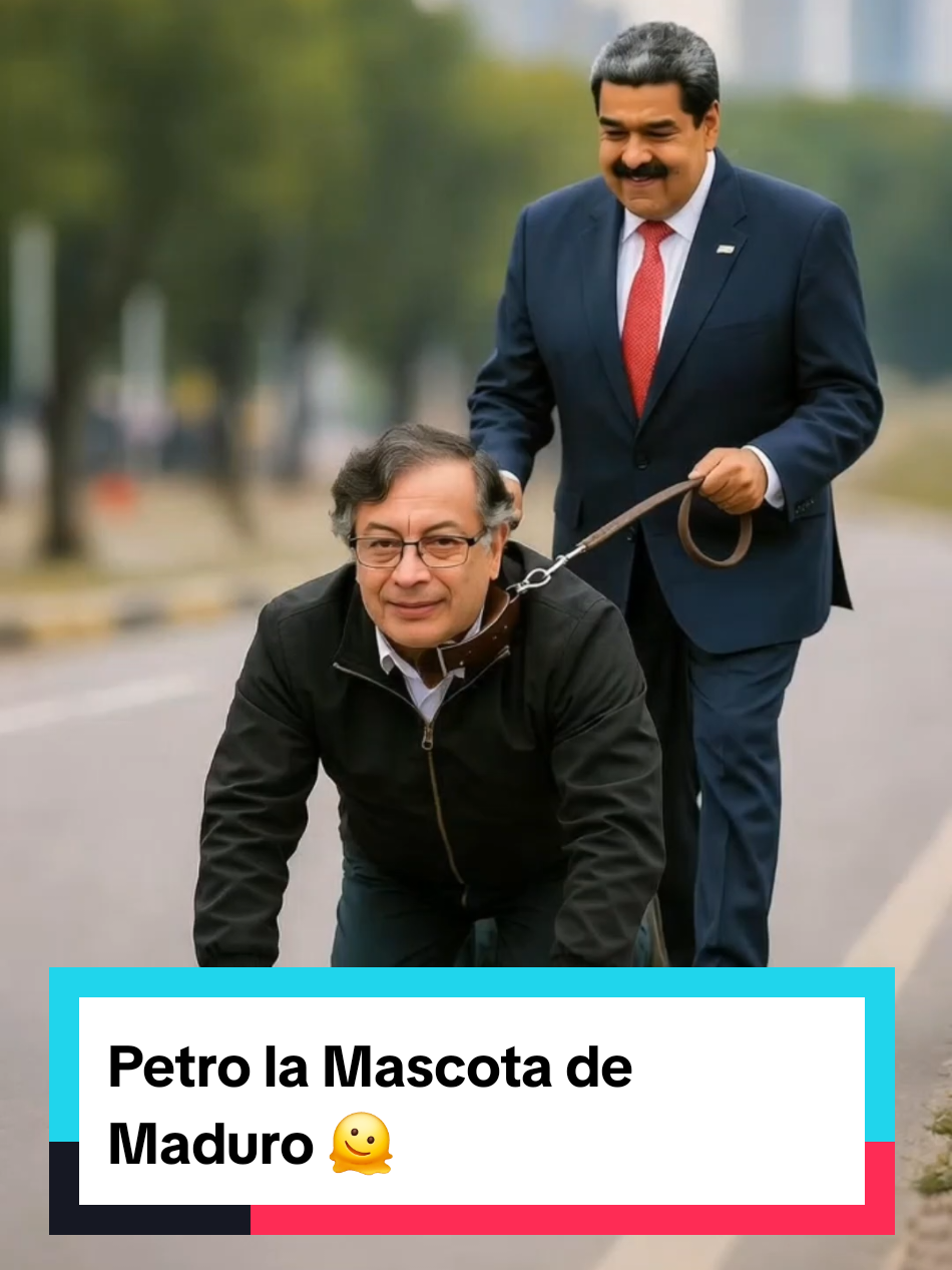 Petro la nueva Mascota de Maduro 🐶🫠  #petro #gustavopetro #maduro #colombia #venezuela 