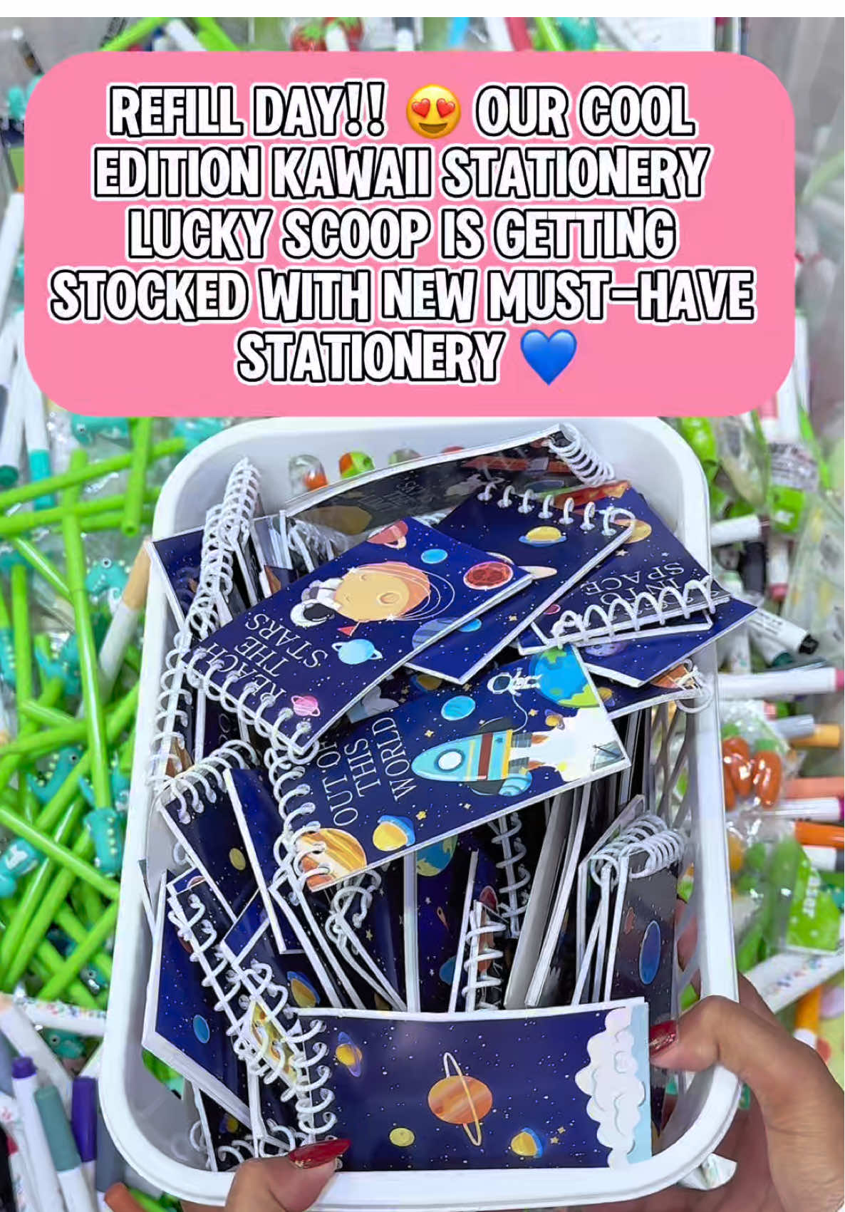 It’s that time again 😍 we’re restocking our Kawaii Stationery Lucky Scoop (Cool Edition) with tons of brand-new surprises!! Check it out while it’s still available.