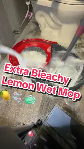 Hey cleantokkkk , oh how I have missed you ! Let me tell you I’ve been working !!! We also started Christmas shopping early & it’s the best thing we could’ve done 😮‍💨 . Anywhooooo my client wanted a extra bleach lemon wet mop on her private bathroom & I think I delivered if I do say so myself 🫡🫡🫡 and the clean up was soooo good the bubbles were CREAMYYYY 🤩🤩🤩🤩 It was hard recording without my tripod but I hope my besties enjoy #CleanTok #bleach #wetmop #sudsy #blowthisupforme 